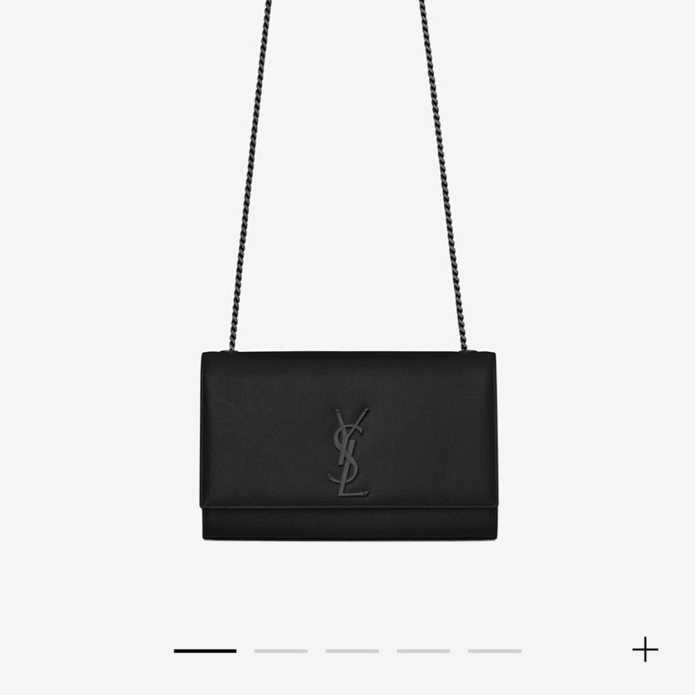 KATE MEDIUM CHAIN BAG INGRAIN DE POUDRE LEATHER
